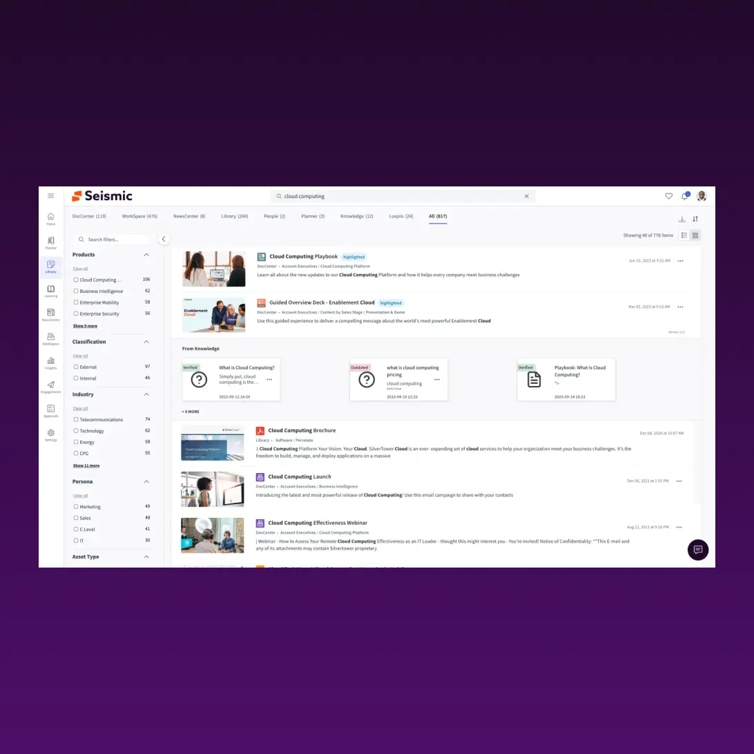 Sales Enablement and Content Delivery